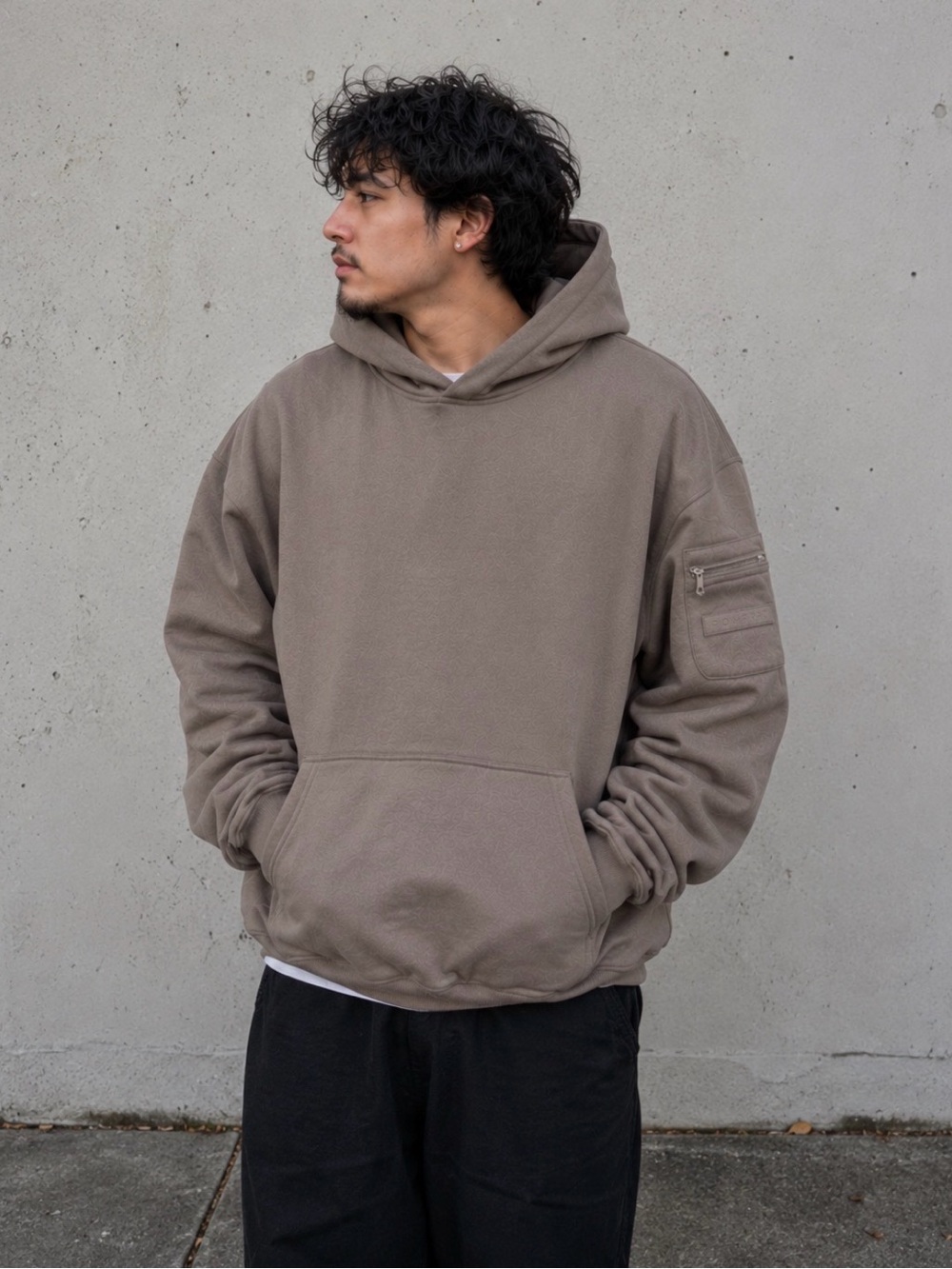 Comfrt Travel Essentials Hoodie Mens 2XL Bark Oversized New
